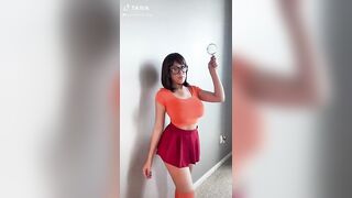 TikTok Tits: Working Out with Velma ♥️♥️‍♀️ #1