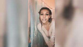 TikTok Tits: Interesting Shower Attire ♥️♥️♥️♥️ #4