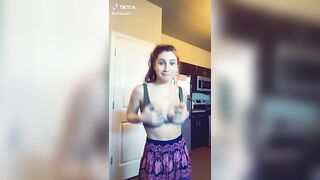 TikTok Tits: Holding on for dear life #4