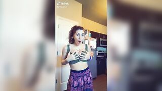 TikTok Tits: Holding on for dear life #2