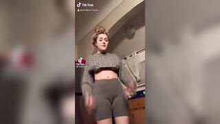 TikTok Thot: Fat ass with a side of underboob #1