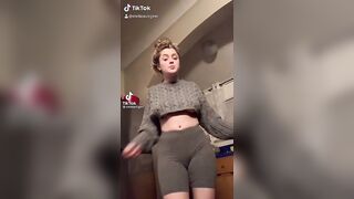 TikTok Thot: Fat ass with a side of underboob #2