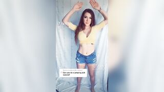 TikTok Thot: Jumping jack tutorial #2