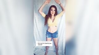 TikTok Thot: Jumping jack tutorial #3