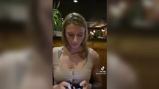 TikTok Thot: Drunk hard nipplrs #3