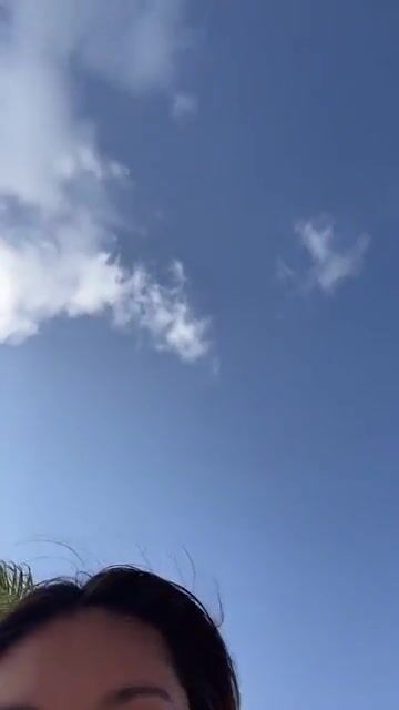 Big titty Asian beach bikini ????