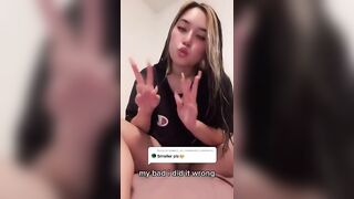 TikTok Thot: Small penis pretend handjob #1