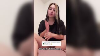 TikTok Thot: Small penis pretend handjob #2