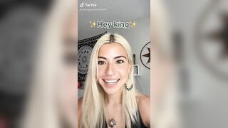 TikTok Thot: Hey king ♥️♥️, your balls are hanging really low today #1