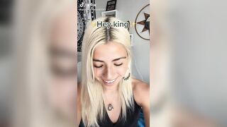 TikTok Thot: Hey king ♥️♥️, your balls are hanging really low today #3