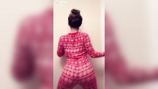 TikTok Ass: Time to break out the Christmas PJs! #2