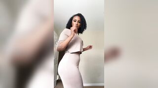 TikTok Ass: Cute in the face thick I'm the waist #1