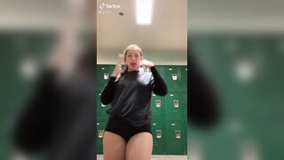 TikTok Ass: Big ass in black shorts #2
