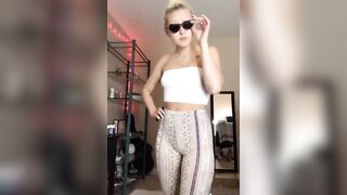 TikTok Ass: Skinny white girl twerking. #1