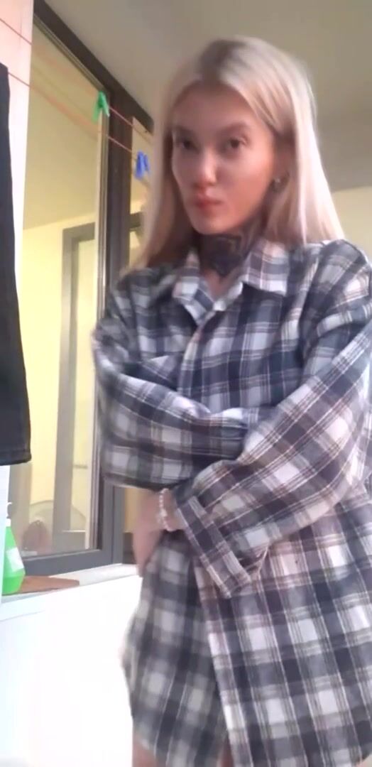 Tattooed with Shirt Piecing Titties