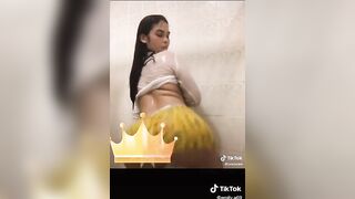 TikTok Hotties: Thicc latina twerking in the shower #4