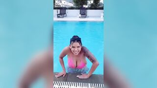 TikTok Big Titties: Pool body #3