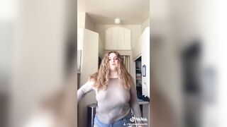 TikTok Big Titties: Braless shakes #3