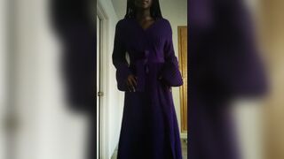 TikTok Hotties: Would you fuck me after seeing what's under my robe? #1