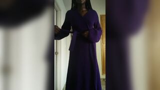 TikTok Hotties: Would you fuck me after seeing what's under my robe? #2