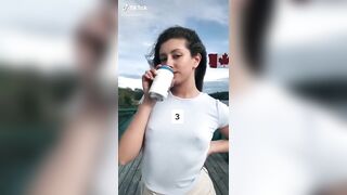 TikTok Hotties: Pokey white top #2