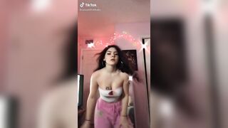 TikTok Hotties: Bouncy nip pierced good dancer cake shake #2