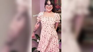 TikTok Hotties: One blink and my dress is gone♥️♥️ happy Wednesday everyone!♥️♥️ #3