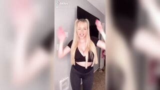 TikTok Hotties: Busty Blonde with Bouncy Tits in Slow Motion #2