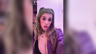 TikTok Tits: She wins Halloween #3