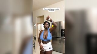 TikTok Tits: @badgal_roots ♥️♥️♥️♥️ #1