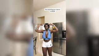 TikTok Tits: @badgal_roots ♥️♥️♥️♥️ #2