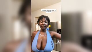 TikTok Tits: @badgal_roots ♥️♥️♥️♥️ #3