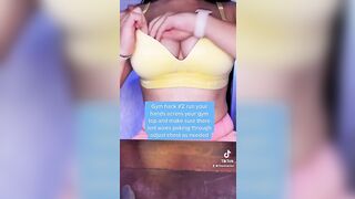 TikTok Tits: Fitlatinaclari ♥️♥️ another helpful Gym hack ♥️♥️ #4