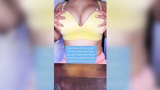 TikTok Tits: Fitlatinaclari ♥️♥️ another helpful Gym hack ♥️♥️ #2