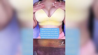 TikTok Tits: Fitlatinaclari ♥️♥️ another helpful Gym hack ♥️♥️ #3