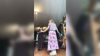 TikTok Tits: hippie dances @elsaeww #3