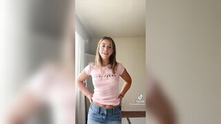 TikTok Tits: she said something about a shiny moment, but I was distracted #2