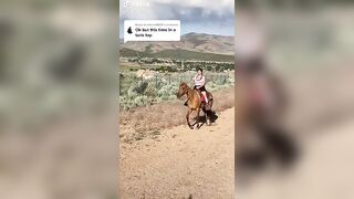 TikTok Tits: I think I’m gonna learn horseback riding: Kickrocks9568 #1