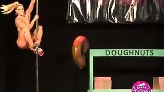 TikTok Thot: doughnut pole dance #4