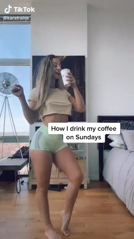 she would get some "cream" with her coffee