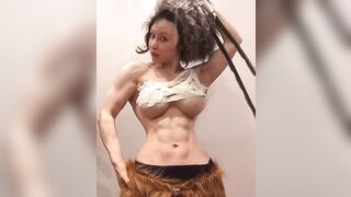 TikTok Thot: Busty Chinese barbarian cosplay #1