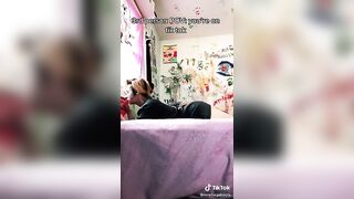 TikTok Ass: Bouncing on the bed ♥️♥️♥️♥️ #4