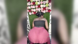 TikTok Ass: Bent over shaking that African ass #4