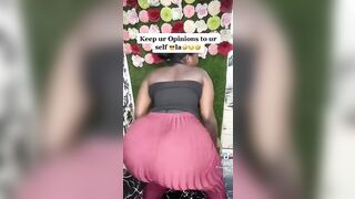 TikTok Ass: Bent over shaking that African ass #3