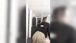 TikTok Ass: Presley Twerking (regular speed & slow motion) #2