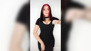 TikTok Hotties: It's Your Local Big Tit Goth Girlfriend #4