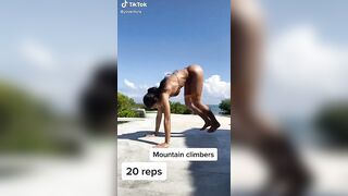 TikTok Hotties: Nutted to this twice before I finally realized its a workout tutorial or something lmao #2