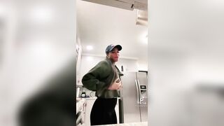 TikTok Underboob: Throwing punches #4