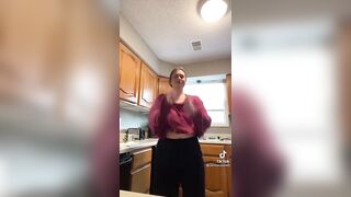 TikTok Underboob: Transparent shirt #4