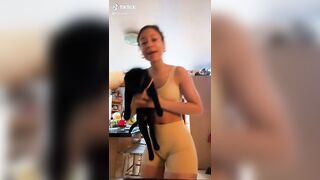 Sexy TikTok Girls: She wants to show off her cat #2
